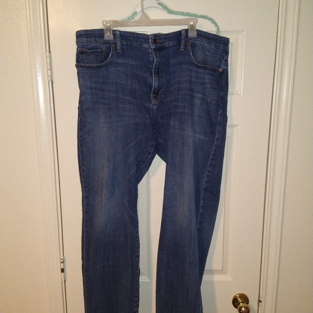 Lucky Brand 363 Straight Blue Denim Jeans Men's sz 40x32.